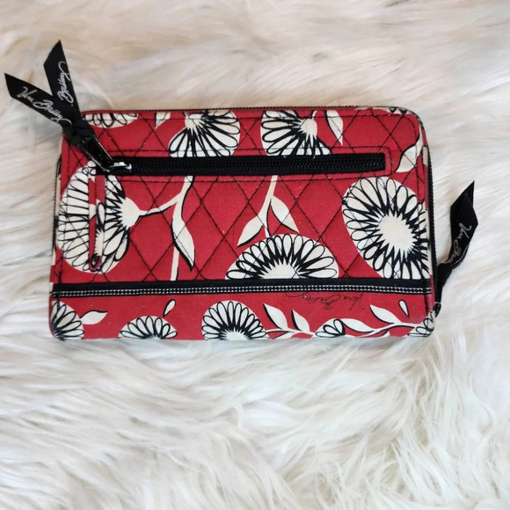 Vera Bradley Deco Daisy Turn-lock Wallet - Picture 2 of 6